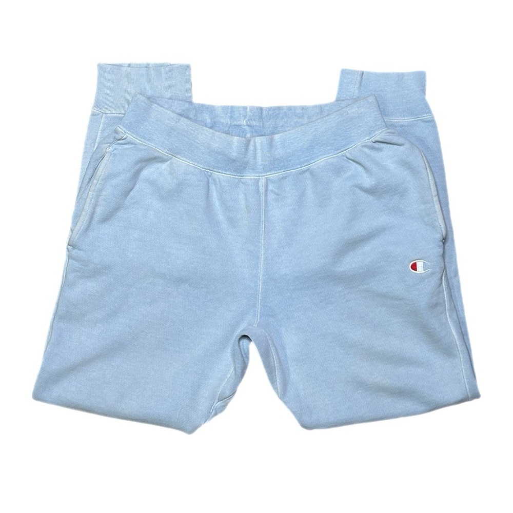 Vintage Champion Mens Light Blue Sweatpants Joggers